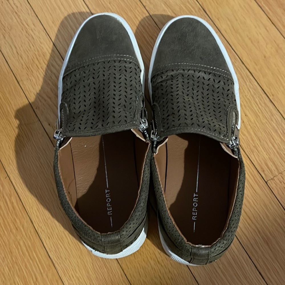 Report slip on shoes
